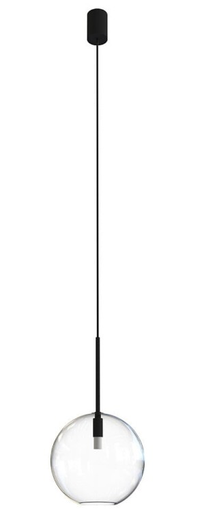 Lampa sufitowa wisząca Industrialna Loft SPHERE M zwis 7848 NOWODVORSKI Lighting E27 nowoczesna oświetleniowa żyrandol szklana kula metal do Kuchni Jadalni nad stół blat wyspę czarna Inspiracje Premium