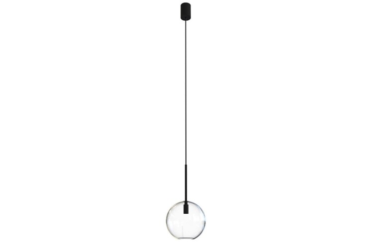 Lampa sufitowa wisząca Industrialna Loft SPHERE S zwis 7847 NOWODVORSKI Lighting G9 nowoczesna oświetleniowa żyrandol szklana kula metal do Kuchni Jadalni nad stół blat wyspę czarna Inspiracje Premium