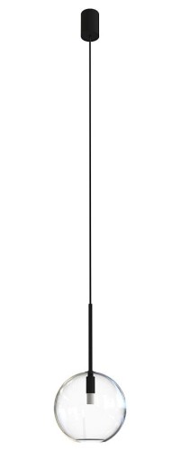 Lampa sufitowa wisząca Industrialna Loft SPHERE S zwis 7847 NOWODVORSKI Lighting G9 nowoczesna oświetleniowa żyrandol szklana kula metal do Kuchni Jadalni nad stół blat wyspę czarna Inspiracje Premium