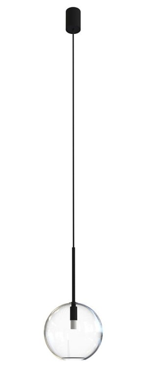 Lampa sufitowa wisząca Industrialna Loft SPHERE S zwis 7847 NOWODVORSKI Lighting G9 nowoczesna oświetleniowa żyrandol szklana kula metal do Kuchni Jadalni nad stół blat wyspę czarna Inspiracje Premium