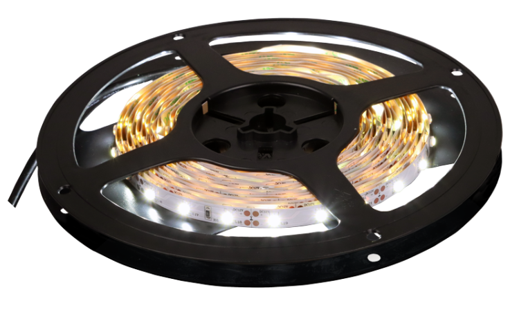Taśma LED, wewnętrzna SMD2835,120LED/m,9,6W/m,960 lm/m,W=8 mm,6000K,IP20,EEI=F LED-SZ24-96-CW Tracon Electric