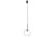 Lampa sufitowa wisząca Industrialna Loft SPHERE M zwis 7848 NOWODVORSKI Lighting E27 nowoczesna oświetleniowa żyrandol szklana kula metal do Kuchni Jadalni nad stół blat wyspę czarna Inspiracje Premium
