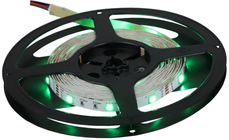 Taśma LED, wewnętrzna SMD5050,60LED/m,14,4W/m,1440 lm/m,W=10 mm,RGB,IP20,EEI=F LED-SZ24-144-RGB Tracon Electric