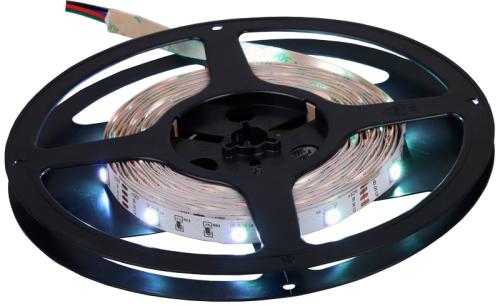 Taśma LED, wewnętrzna SMD5050, 60 LED/m, 14,4 W/m, RGB, W=10 mm, IP20,EEI=G LED-SZ-144-RGB Tracon Electric