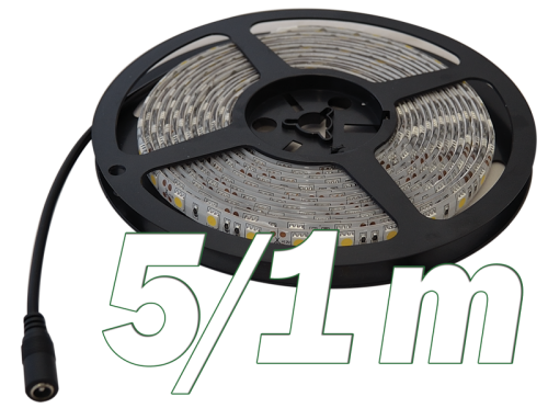 Taśma LED, zewnętrzna SMD5050,60LED/m,14,4W/m,W=10mm,RGB,IP65,EEI=G LED-SZK-144-RGB Tracon Electric
