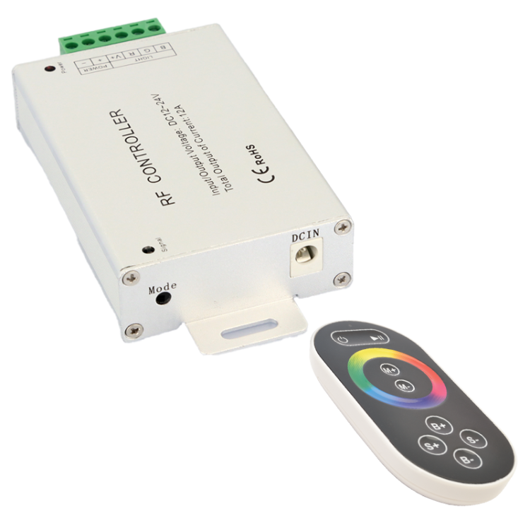 Sterownik RGB LED, radiowy LED-RFRGB-144W Tracon Electric