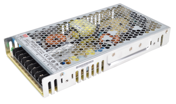 Zasilacz do taśm LED, obudowa metalowa, regul. wyjście DC 85-264 VAC / 12 VDC, 200 W, 0-16,7 A, PFC RSP-200-12 Tracon Electric