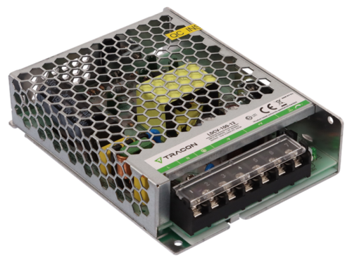 Zasilacz LED w metalowej obudowie 90-264VAC/12VDC,100W,0-8,5A, IP20 LDCV-100-12 Tracon Electric