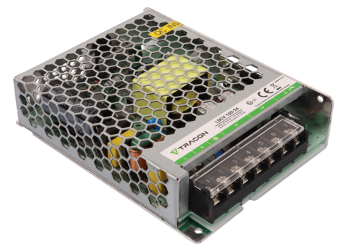 Zasilacz LED w metalowej obudowie 90-264VAC/24VDC,100W,0-4,5A, IP20 LDCV-100-24 Tracon Electric
