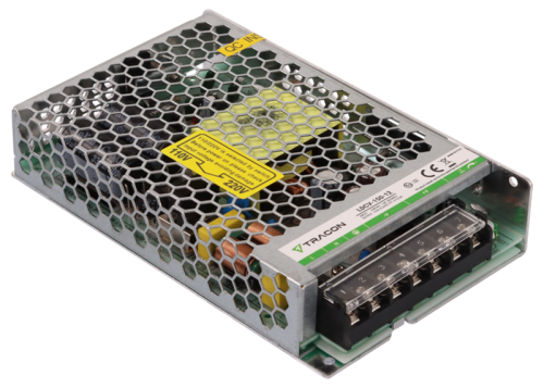 Zasilacz LED w metalowej obudowie 90-264VAC/12VDC,150W,0-12,5A, IP20 LDCV-150-12 Tracon Electric
