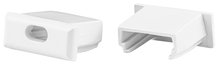 Zaślepka końcowa do profili aluminiowych LEDSPS8, LEDSZPS82 LEDSZPS8, LEDSZPS82, 5x2pcs LEDSZPS8VS Tracon Electric
