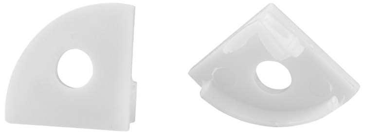 Zaślepka końcowa do profili aluminiowych LEDSZPC, LEDSZPC2 LEDSZPC, LEDSZPC2, 5x2pcs LEDSZPCVS Tracon Electric