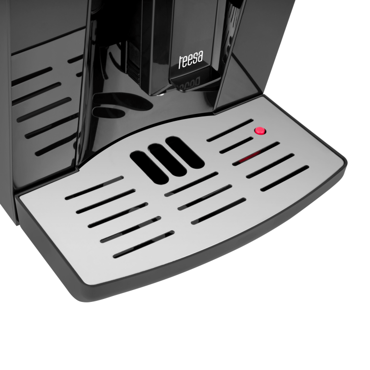 Ekspres Automatyczny ciśnieniowy do kawy z młynkiem i spieniaczem do mleka AROMA 800 TSA4008 Teesa z ekranem dotykowym podgrzewaczem do filiżanek Espress Coffee Cappuccino Latte