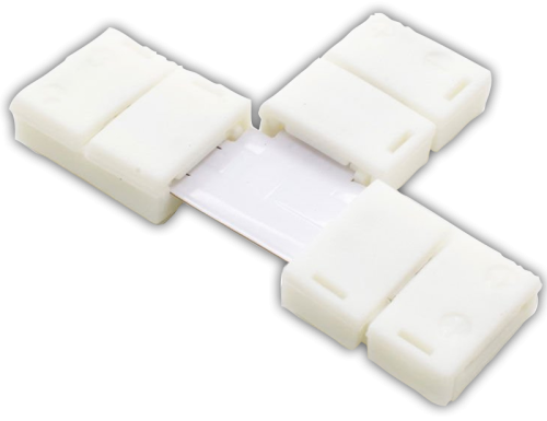 Szybkozłączka "T" do taśm jednokolorwych LED, bez lutów W=8 mm, 2P LSZTT8 Tracon Electric