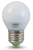 Żarówka Źródło światła LED, mała kulka 230 VAC, 5 W, 4000 K, E27, 380 lm, 200°, G45, EEI=G LG455NW Tracon Electric