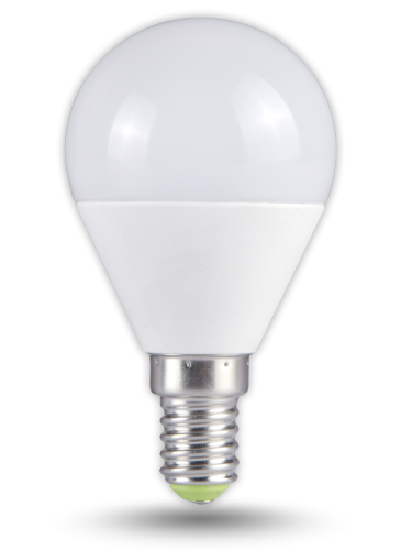 Żarówka LED - glob 230VAC, 5 W, 4000 K, E14, 380 lm, 200°, EEI=G LMG455NW Tracon Electric