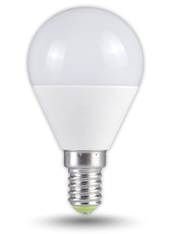 Żarówka LED - glob 230VAC, 5 W, 2700 K, E14, 380 lm, 200°, EEI=G LMG455W Tracon Electric