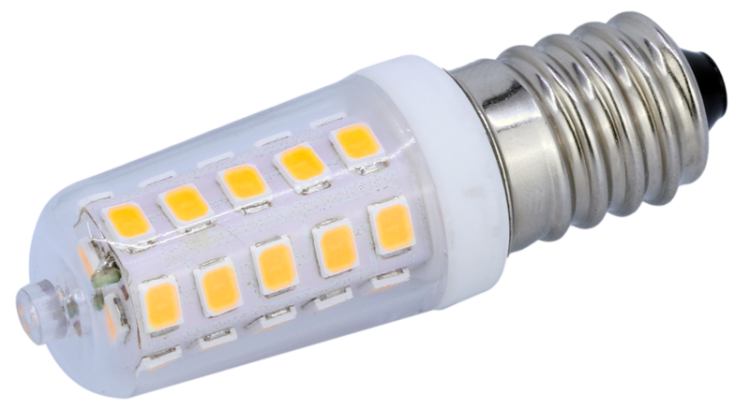 Żarówka Źródło światła LED 230V, 50 Hz, 3W, 3000K, E14, 340lm, T20, EEI=E LH3W Tracon Electric