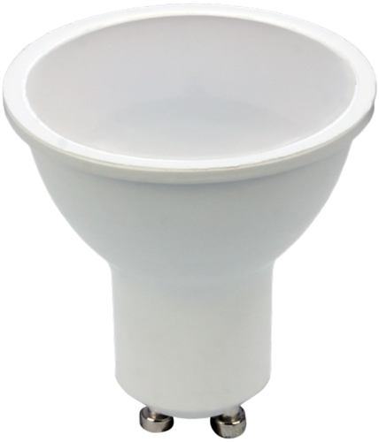 Żarówka Źródło światła Spot SMD LED, ściemnialne 230 VAC, 50 Hz, GU10, 7 W, 450 lm, 2700 K, 120°, EEI=G SMDDGU107W Tracon Electric
