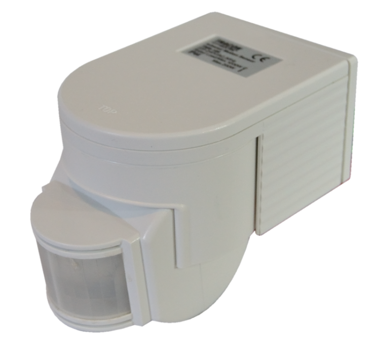 Czujnik ruchu na podczerwień, naścienny 230V, 50Hz, 180°, max. 12m, 10s-7min, 3-2000lux, IP44 TMB-108 Tracon Electric