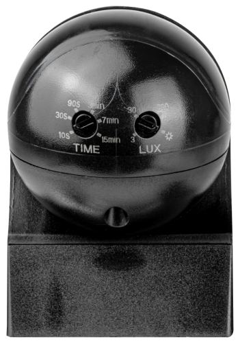 Czujnik ruchu montowany na ścianie, czarny 230V, 50Hz, 180°, max. 12m, 10s-15min, 3-2000lux, IP44 TMB-112BL Tracon Electric
