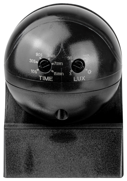 Czujnik ruchu montowany na ścianie, czarny 230V, 50Hz, 180°, max. 12m, 10s-15min, 3-2000lux, IP44 TMB-112BL Tracon Electric