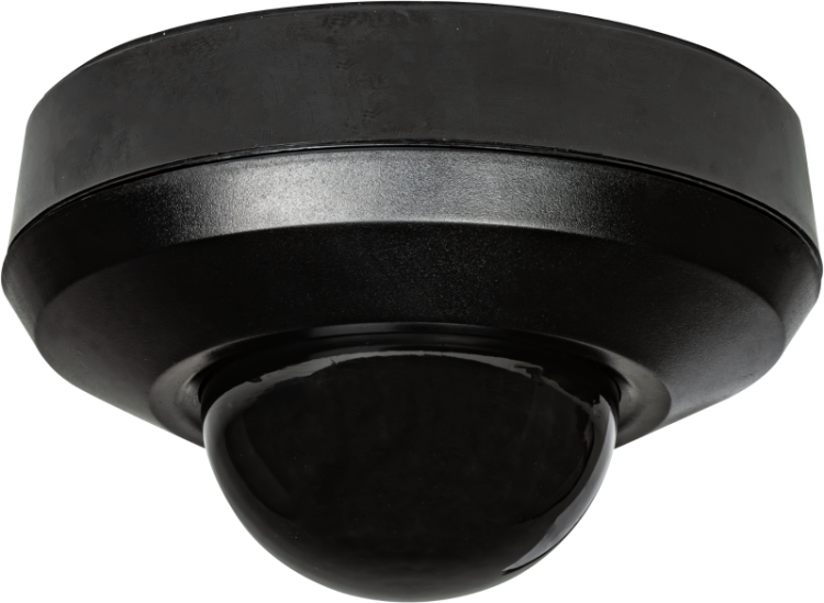 Czujnik obecności, czarny 230V, 50Hz, 360°, 1000W, 1-20m, 10s-30min, 3-2000lux, IP44 PRS47BL Tracon Electric