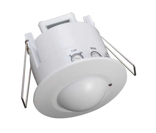 Podtynkowy czujnik ruchu, radaros, biały 230V, 50Hz, 5,8GHz, 360°, 1-8m, 10s-12 min, 3-2000lux, IP20 TMB-061R Tracon Electric