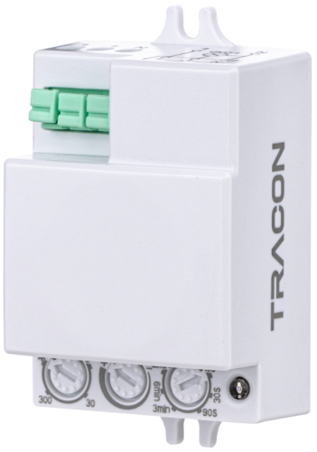 Czujnik ruchu, mikrofalowy do oprawy 230V, 50Hz, 5,8GHz, 360°, 1-8m, 10s-12min, 3-2000lux, IP20 TMB-L01D Tracon Electric
