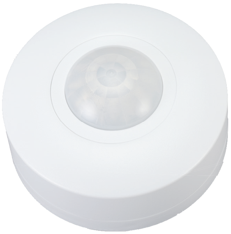 Sufitowy czujnik ruchu z ochroną obudowy, biały 230V, 50 Hz, 1200W, 360°, 1-6m, 10s-15min, 3-2000lux, IP44 TMB-011IP Tracon Electric
