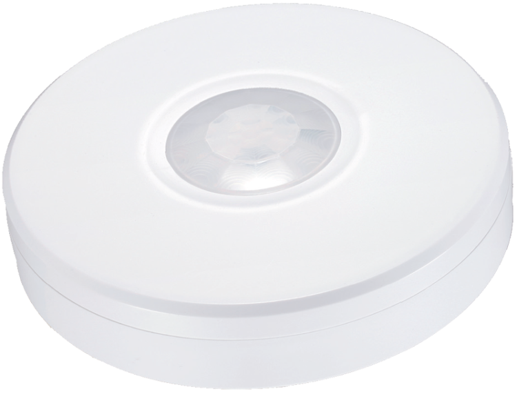 Sufitowy czujnik ruchu z ochroną obudowy, płaski, biały 230V, 50Hz, 2000W, 360°, 1-8m, 10s-15min, 3-2000lux, IP65 TMB-011LIP Tracon Electric