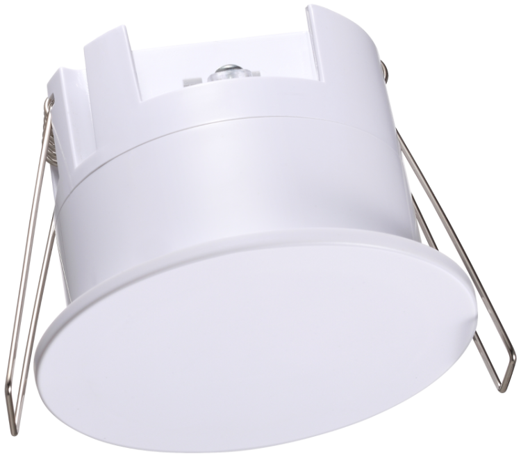 Czujnik obecności (oddechu), wpuszczany do sufitu 230 VAC, 6 m, 360°, 10 s-12 min, <3-2000 lx, IP20 PRSR753 Tracon Electric