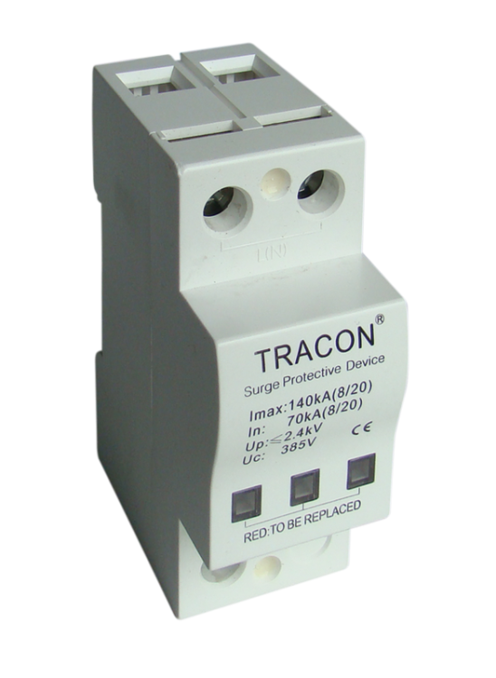 Ogranicznik przepięć, Typ 2 40kA, 1P TTV-B140 Tracon Electric