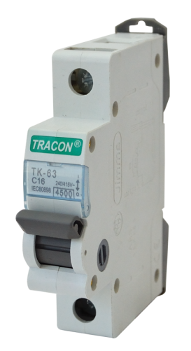 Wyłącznik nadprądowy 4,5kA, 1 pol, B 10A, 4,5 kA MB-1B-10 Tracon Electric