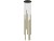 Lampa sufitowa wisząca punktowa Industrialna LASER 1000 SOLID BRASS VII 7668 NOWODVORSKI Lighting G9 x7 Loft nowoczesna oprawa oświetleniowa nad stół blat wyspę żyrandol tuba zwis mosiądz złoto Inspiracje Premium