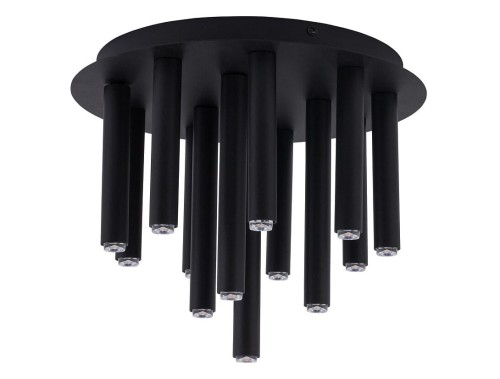 Lampa sufitowa Industrialna Loft STALACTITE BLACK XIII 8355 NOWODVORSKI Lighting G9 x13 Loft nowoczesna oprawa oświetleniowa żyrandol metal do Sypialni Pokoju czarna czarny Inspiracje Premium