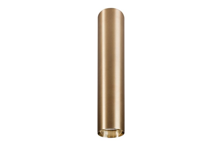 Sufitowa oprawa lampa punktowa Industrialna Loft EYE SOLID BRASS M 8912 NOWODVORSKI Lighting GU10 tuba spot natynkowa nowoczesna oświetleniowa nowoczesna metal do Kuchni Jadalni mosiądz złota Inspiracje Premium