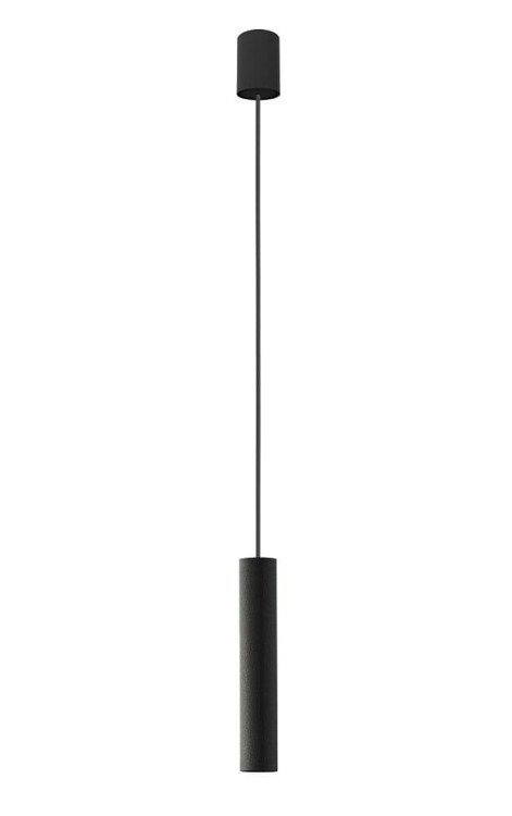 Lampa sufitowa wisząca punktowa Industrialna BATON BLACK M 7852 NOWODVORSKI Lighting E27 Loft nowoczesna oprawa oświetleniowa żyrandol tuba zwis czarny pojedyncza zwis metal Inspiracje Premium