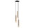 Lampa sufitowa wisząca punktowa Industrialna BATON SOLID BRASS III 7855 NOWODVORSKI Lighting E27 x3 Loft nowoczesna oprawa oświetleniowa żyrandol tuba zwis mosiądz złota złoto-czarna potrójna zwis metal Inspiracje Premium