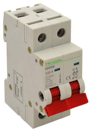 Rozłącznik instalacyjny 2P, 25A TIK2-25 Tracon Electric