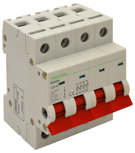 Rozłącznik instalacyjny 4P, 63A TIK4-63 Tracon Electric