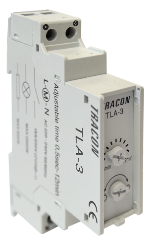 Schodowy wyłącznik czasowy 0,5-12min, 16A TLA-3 Tracon Electric