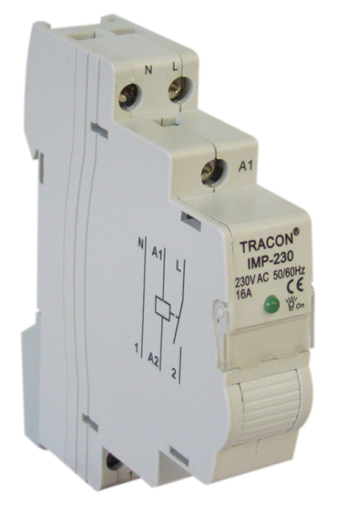 Przekaźnik impulsowy 230VAC; 16A/230V IMP-230 Tracon Electric