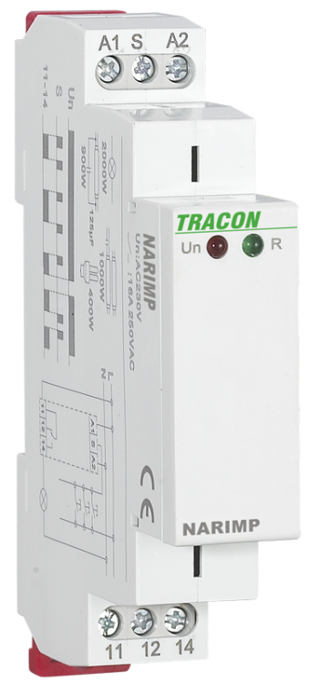 Przekaźnik impulsowy AC230V, 16A/AC1/230V NARIMP Tracon Electric