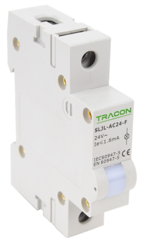 Modułowa lampka sygnalizacyjna LED, biała 24V AC SLJL-AC24-F Tracon Electric
