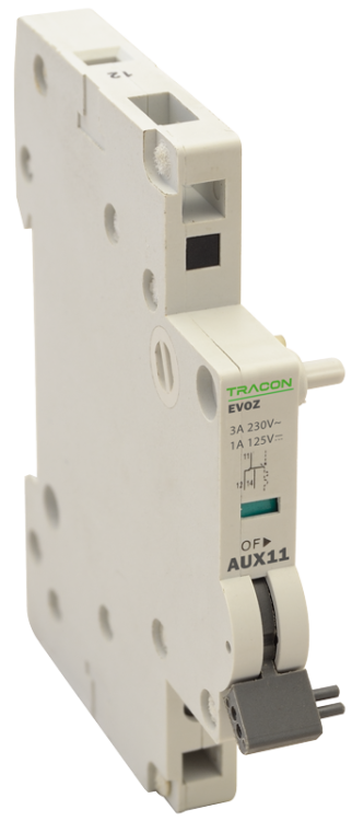 Styk sygnalizacji awaryjnej do EVOZ 230V, 50Hz, In:6A W=9mm; 0,5-4mm2 EVOZ-AL Tracon Electric