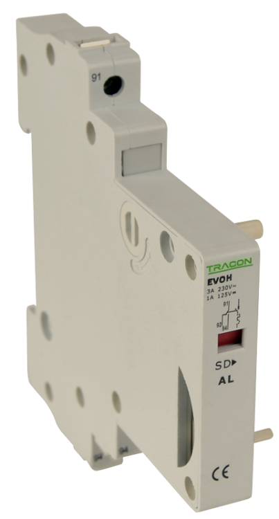 Styk sygnalizacji awaryjnej do EVOH 230V, 50Hz, In:6A W=9mm; 0,5-4mm2 EVOH-AL Tracon Electric