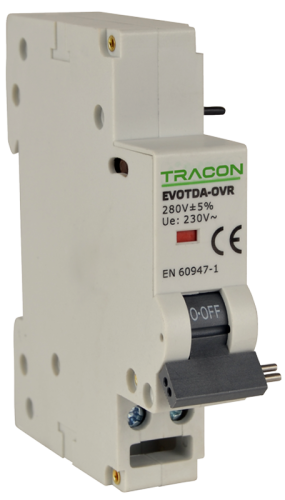 Wyzwalacz nadnapięciowy do EVOTDA Un:230VAC, 50Hz, Uup:280VAC EVOTDA-OVR Tracon Electric
