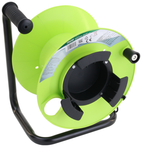Pusty bęben plastikowy z ramą metalową max: 25m H05VV-F KT-DOB Tracon Electric