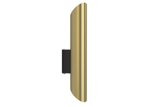 Lampa ścienna Kinkiet Industrialny Loft EYE WALL CUT SOLID BRASS 7995 NOWODVORSKI Lighting 2xGU10 Loft nowoczesna oprawa oświetleniowa tuba spot metal podwójny dwustronny mosiądz złoty Inspiracje Premium